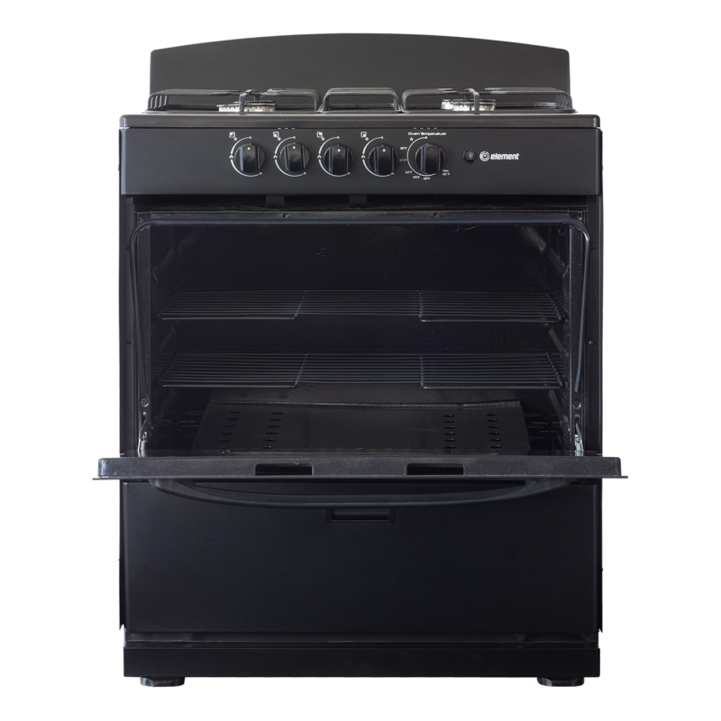 4.0 cu. ft. 30in 4 Burner Front Open (Black)