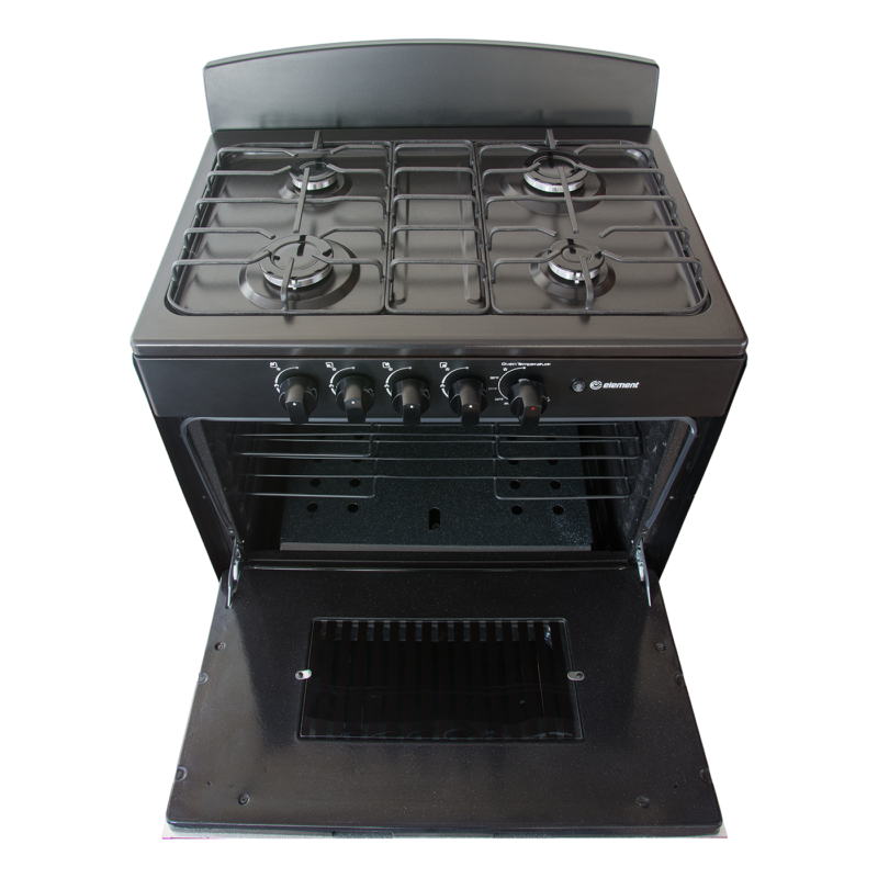 4.0 cu. ft. 30in 4 Burner Top Open (Black)