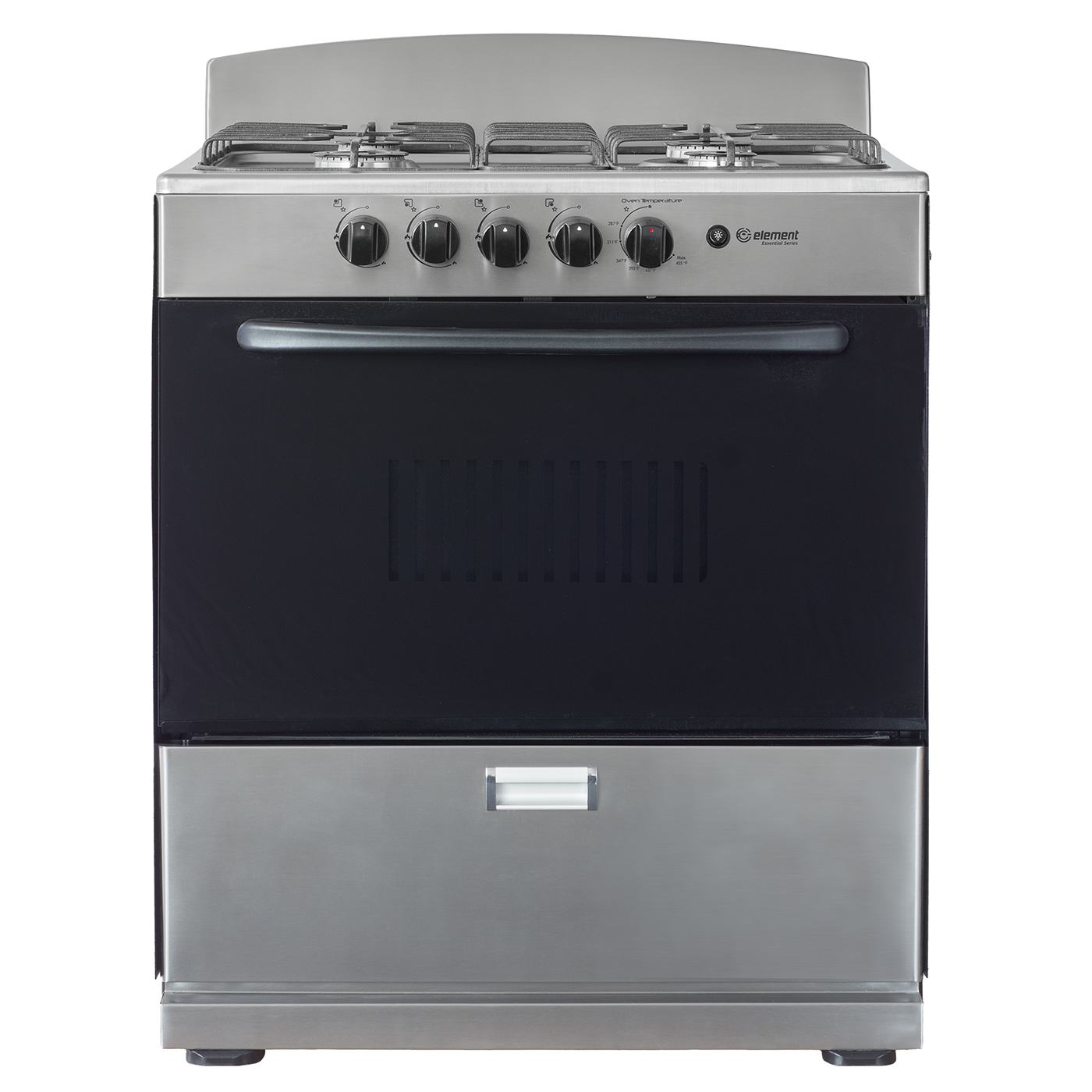 4.0 cu. ft. 30in 4 Burner Front (Stainless Steel)