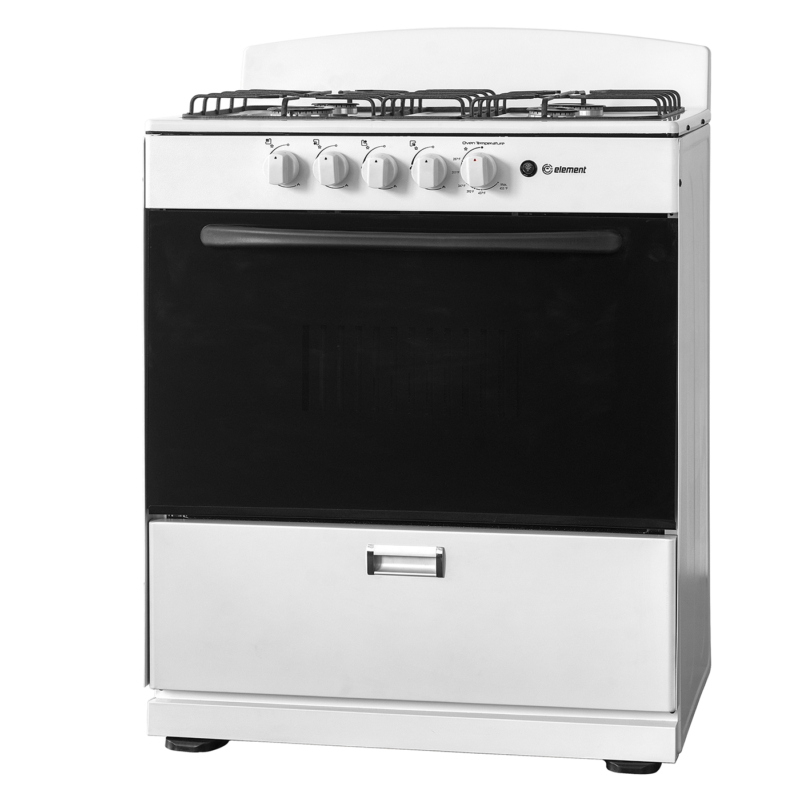 4.0 cu. ft. 30in 4 Burner Angle (White)