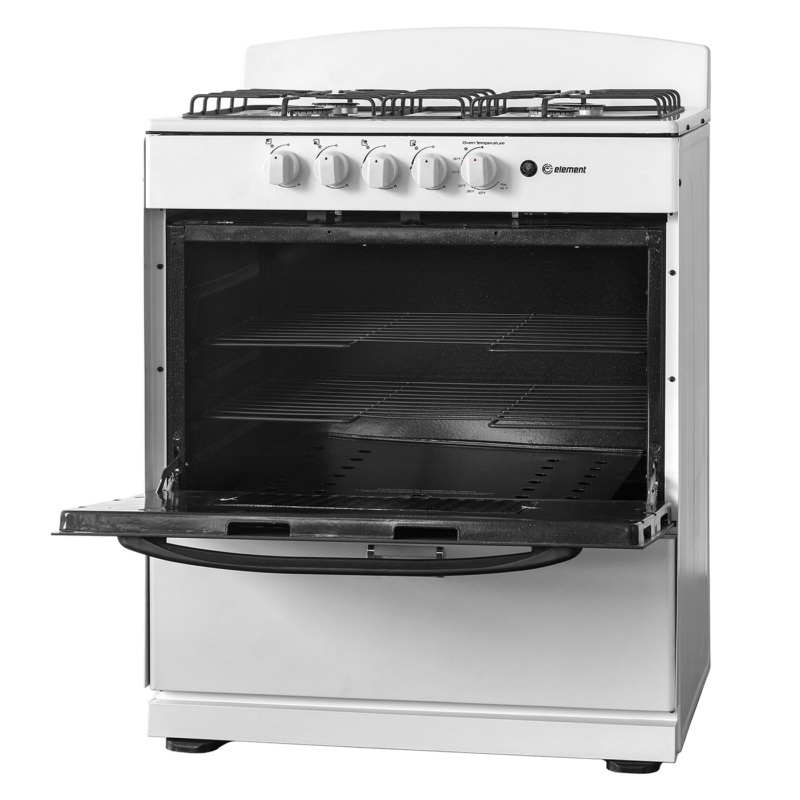 4.0 cu. ft. 30in 4 Burner Angle Open (White)