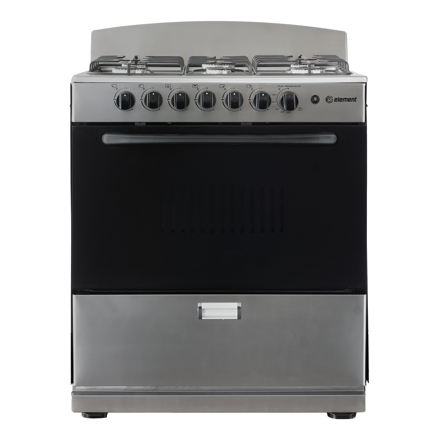 4.0 cu. ft. 30in 6 Burner Front (Stainless Steel)