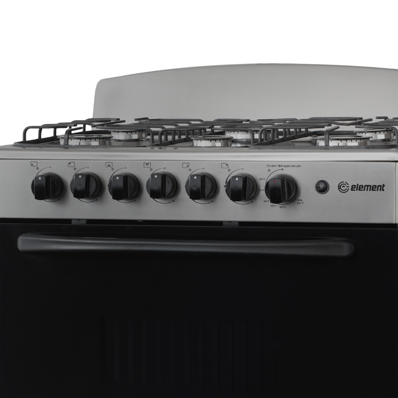 4.0 cu. ft. 30in 6 Burner Knobs (Stainless Steel)