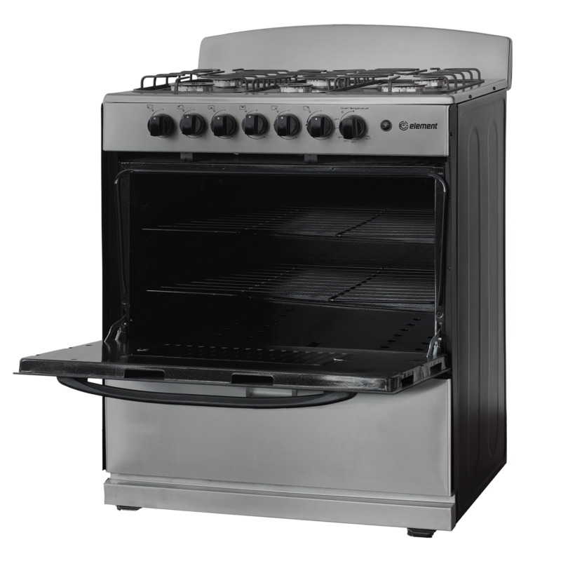 4.0 cu. ft. 30in 6 Burner Angle Open (Stainless Steel)