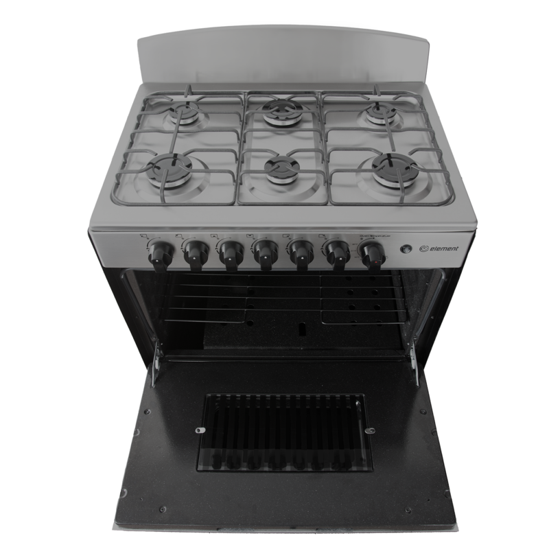 4.0 cu. ft. 30in 6 Burner Top Open (Stainless Steel)