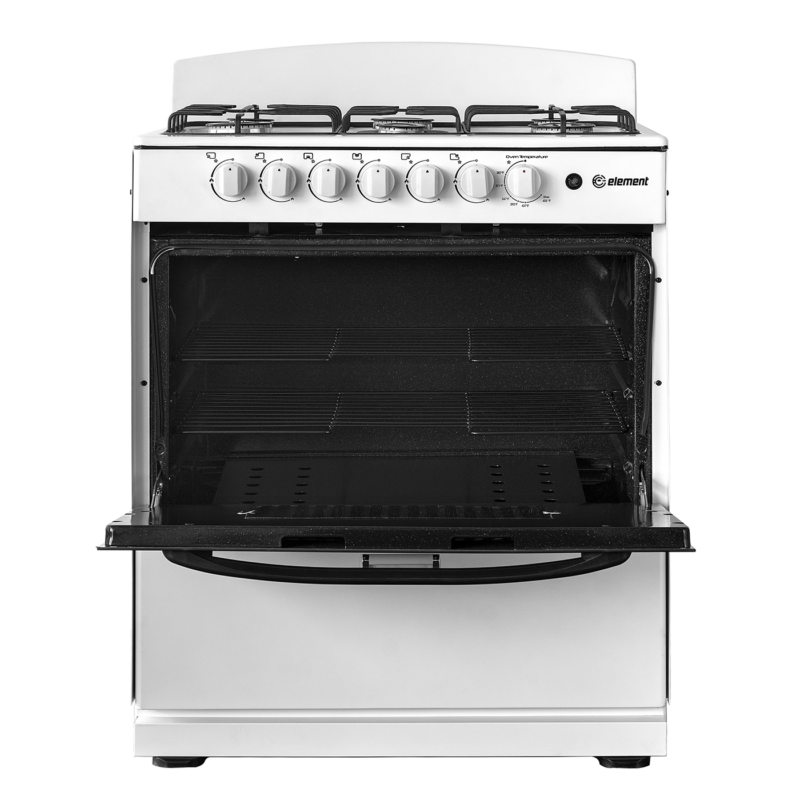 4.0 cu. ft. 30in 6 Burner Front Open (White)