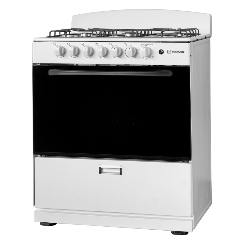 4.0 cu. ft. 30in 6 Burner Angle (White)