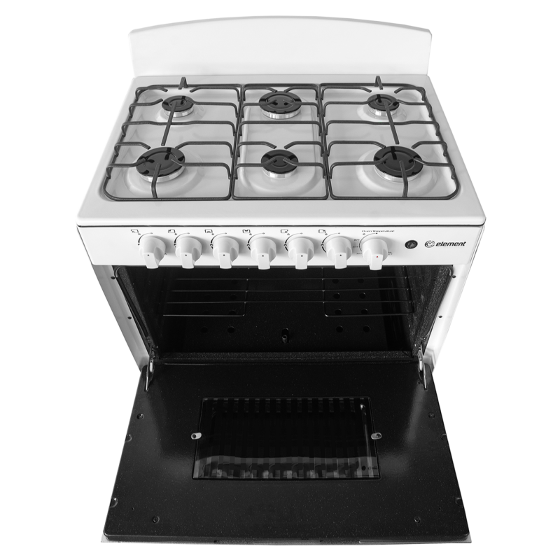 4.0 cu. ft. 30in 6 Burner Top Open (White)