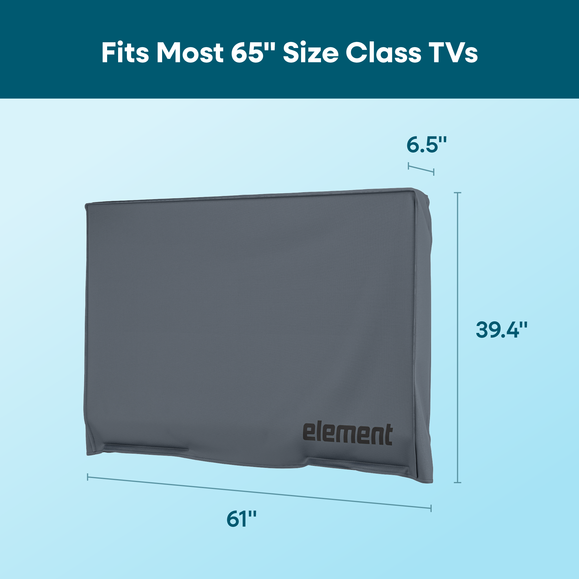 65" Outdoor TV Cover Dimensions