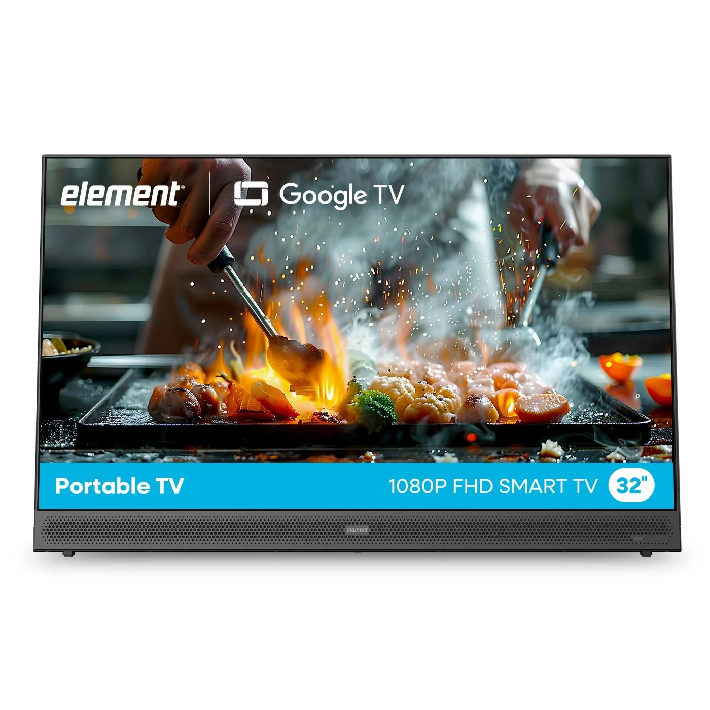 32″ 1080p FHD Portable Smart Google TV (E300AF32PBG) | Element