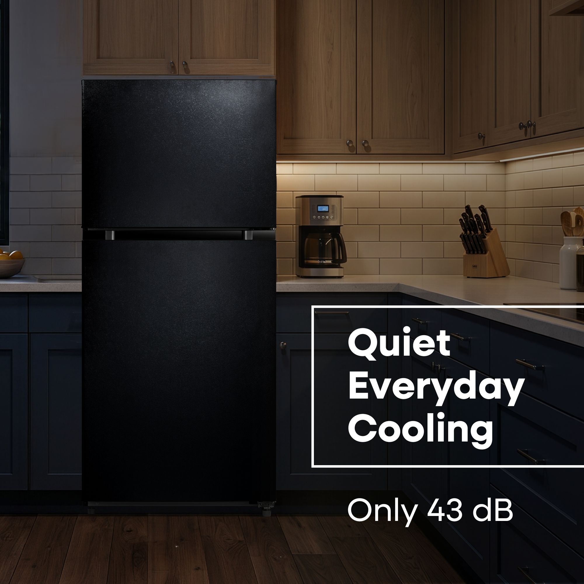 18.1 cu. ft. Top Freezer Refrigerator - Black (ERT18CSEB