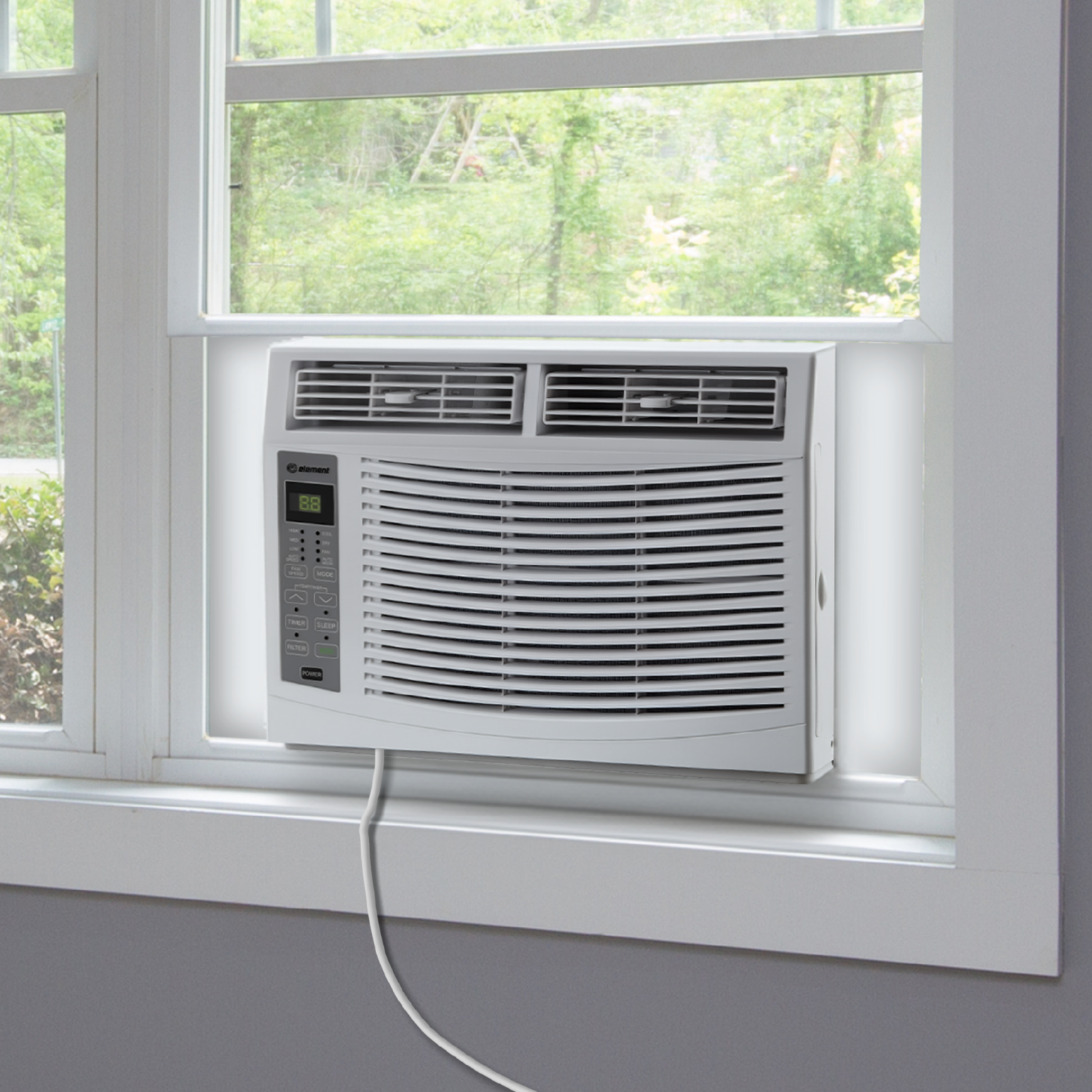 5,000 BTU Window Air Conditioner – White (EWR05E) | Element Electronics